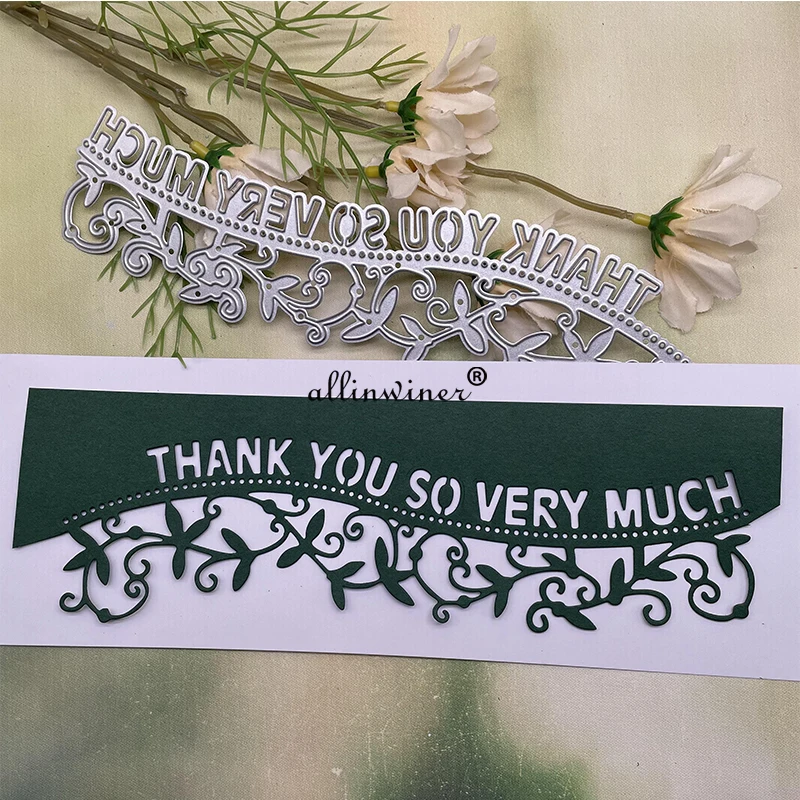 

Большое спасибо, металлические трафареты, штампы, штампы, вырезанные для «сделай сам», скрапбукинг, альбом, бумажные карты, тиснение