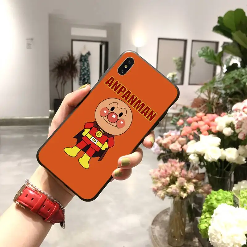 Мягкий чехол PENGHUWAN Anpanman для iPhone 11 pro XS MAX 8 7 6 6S Plus X 5S SE XR|Бамперы| |