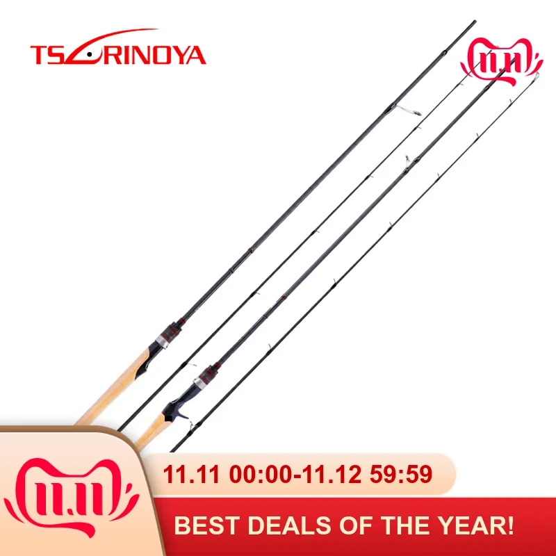 TSURINOYA удочка для рыбалки приманка ELITE Ⅲ Power L M ML MH 1 95 m 2 03 09 13 аксессуары FUJI басовый