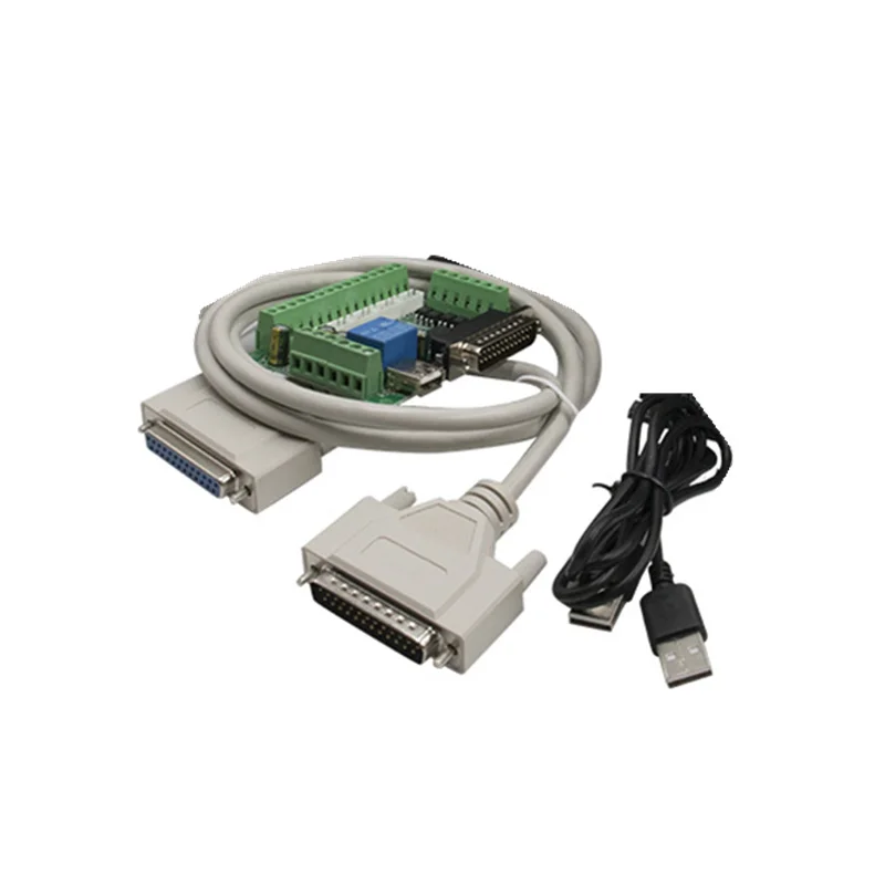 

RU/EU StockBreakout Board CNC USB MACH3 Driver Board 100Khz 4 Axis Interface Driver Motion Controller Driver Board