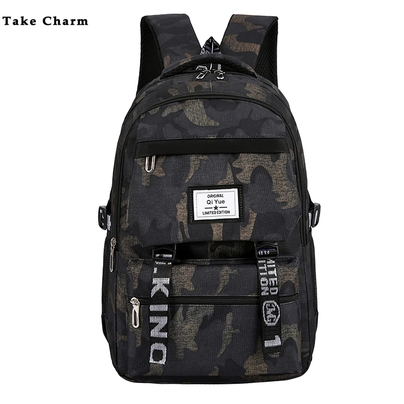 Мужской и Женский Повседневный Рюкзак новая камуфляжная Молодежная Спортивная