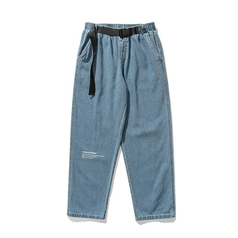 

Autumn Winter Retro Wide-leg Jeans Fashion Casual Oversized Straight Jeans Men Streetwear Hip-hop Denim Pants Mens M-5XL