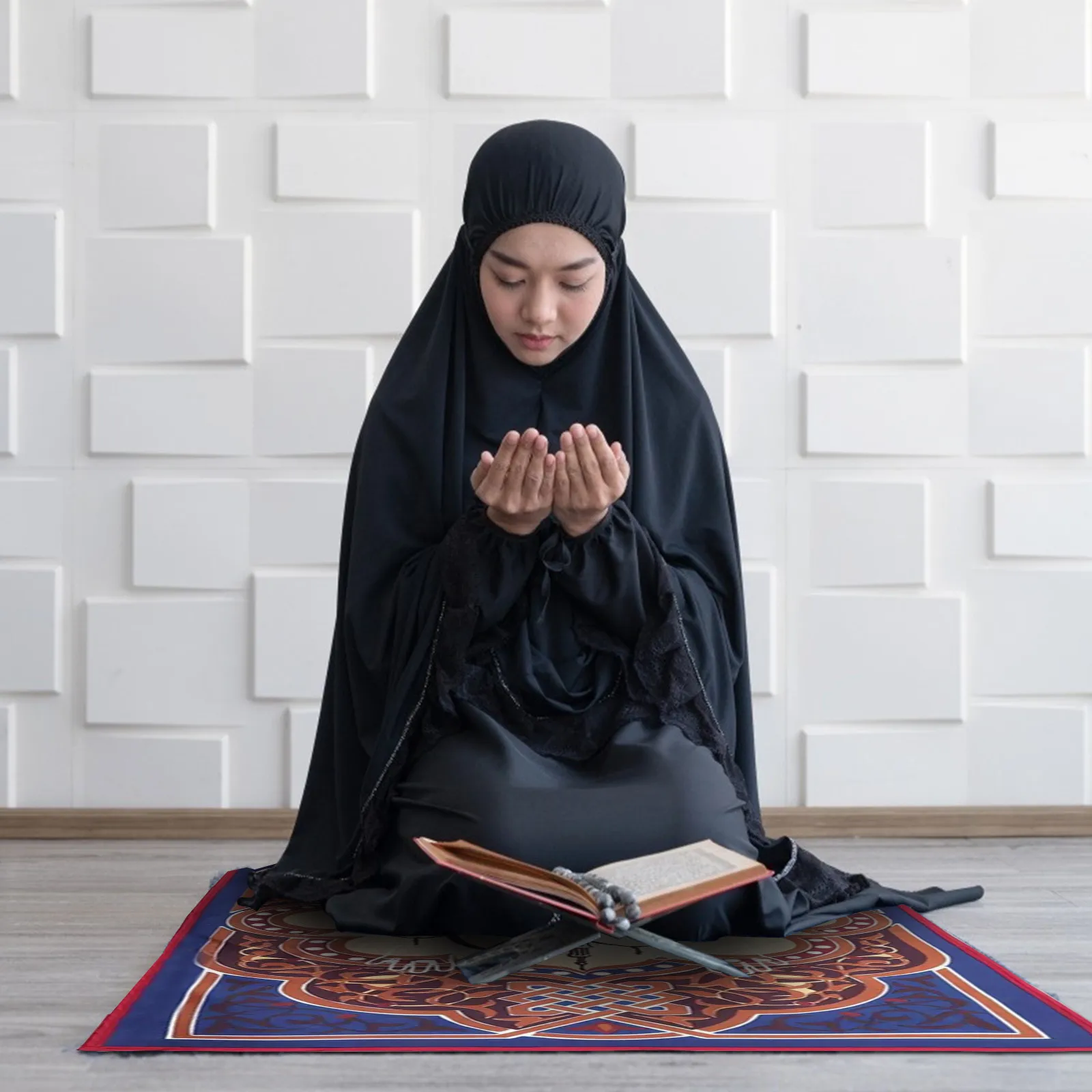 

Electronic Worship Blanket Meditation Pilgrimage Muslim Blanket Tool Crawling Mat Children's Toys Make A Sound Soft Prayer Mat