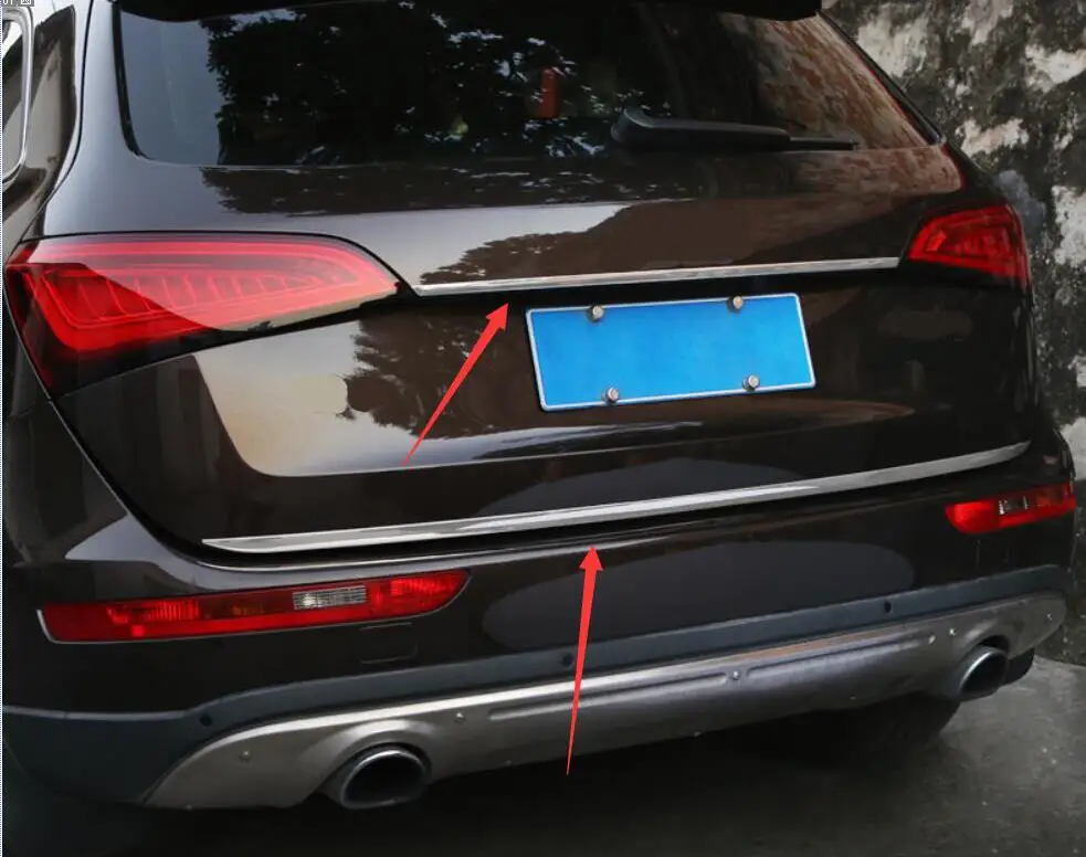 Стайлинг автомобиля для Q5 2009 2010 2011 2012 2013 2014 2016 внешняя отделка заднего багажника