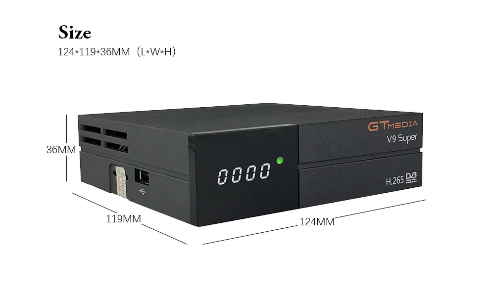 Europen 2 года FREESAT спутниковый ресивер H.265/Hevc ТВ приставка GTMEDIA S2 V9 супер Поддержка Dolby CCCAM YOUTUBE IP ТВ приставка