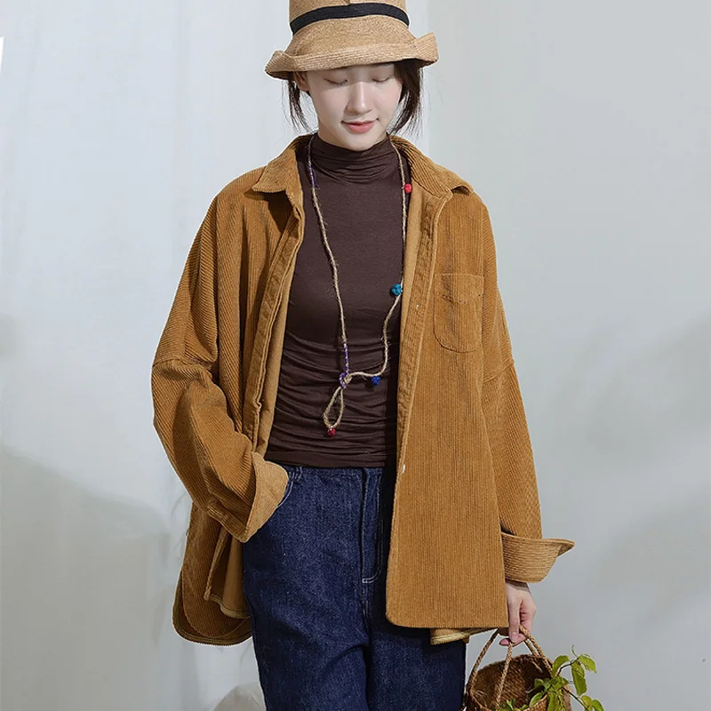 Куртка женская осенняя однотонная свободного покроя с рукавом летучая мышь |