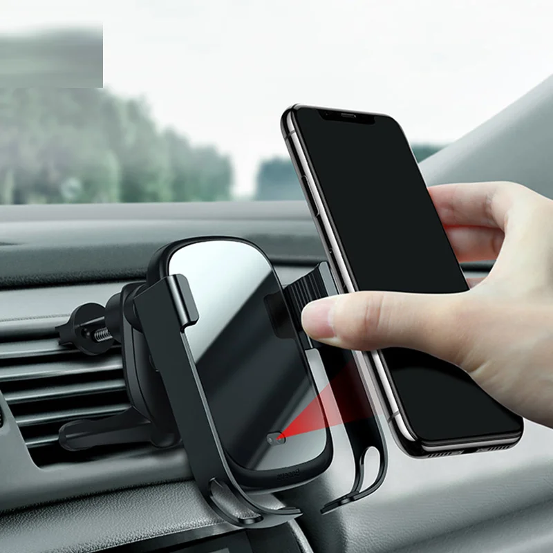 

15w new car charger wireless infrared sensor fixed ventilation, suitable for xiaomi huawei Samsung iphone series, etc.