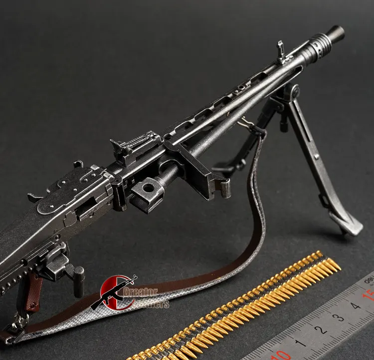 Автоматическая Сборная модель винтовки MG42 в масштабе 1/6 пластиковое оружие
