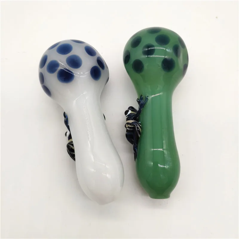

New high quality Glass Pipe Handmade Smoking Accessories for Dry Herb Glass Smoking hand Pipes