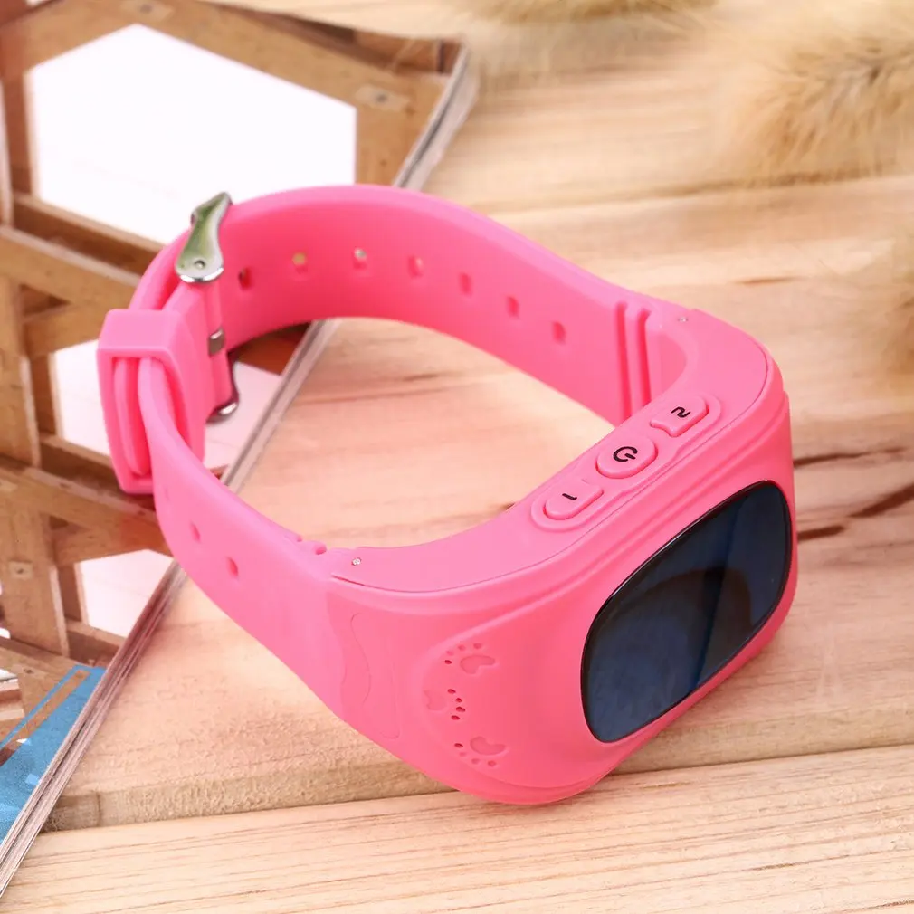 Детские Смарт часы SOS GPS браслет мобильный телефон анти потери трекер