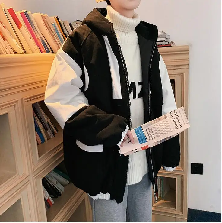 

2020 Winter Men Overcoat Hooded Waterproof Male Jakcet Thicken Warm Casual Men Jacket Fashion Zipper Outerwear