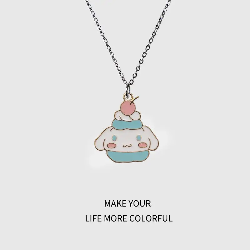 Sanrioed Kawaii Мороженое Kuromi Cinnamoroll Mymelody помпон пурин том LittleTwinStars футболка