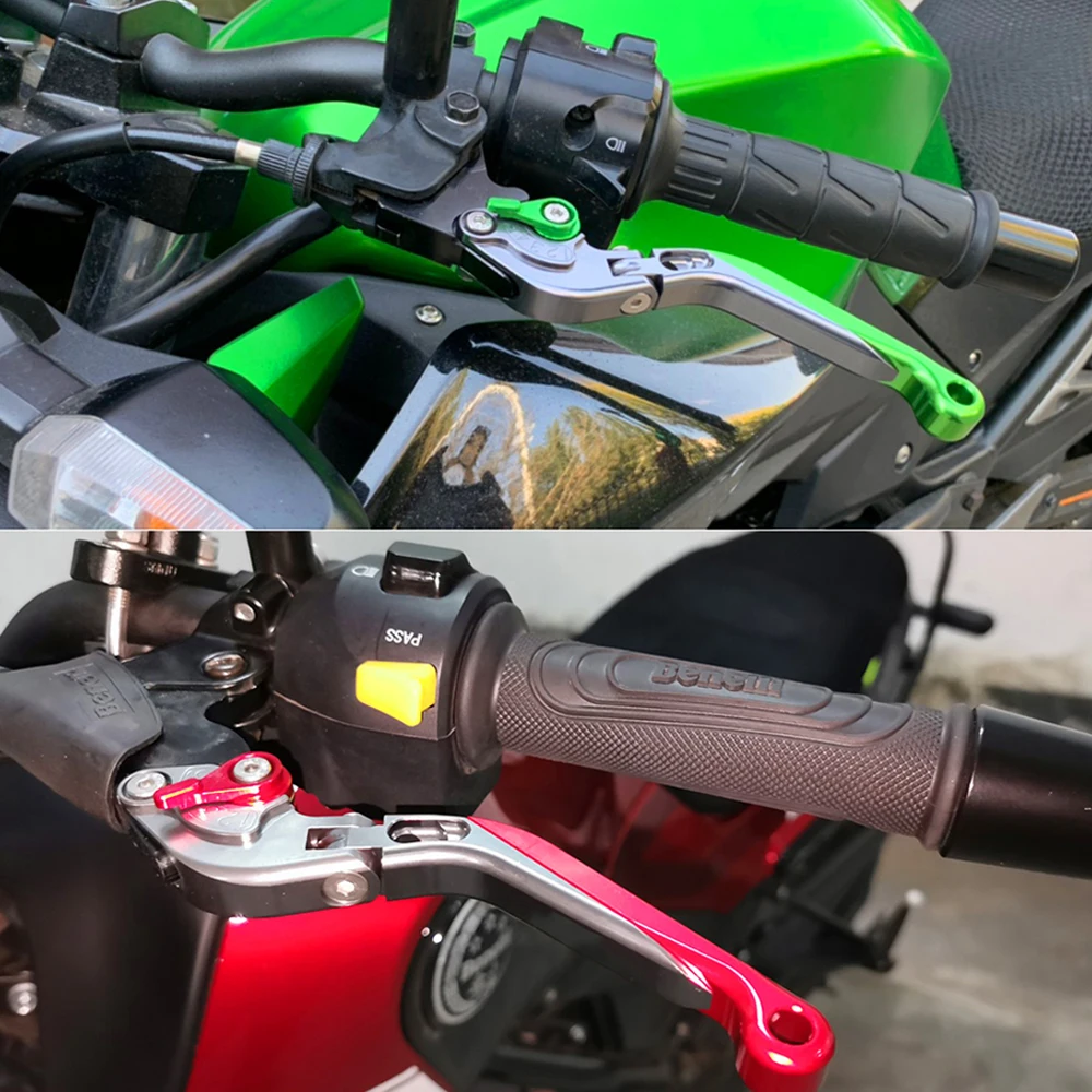 

H2 H2R Motorcycle Aluminum CNC Brake Clutch Levers Motorbike Extendable Adjustable Folding Levers For KAWASAKI H2 H2R 2015 2016