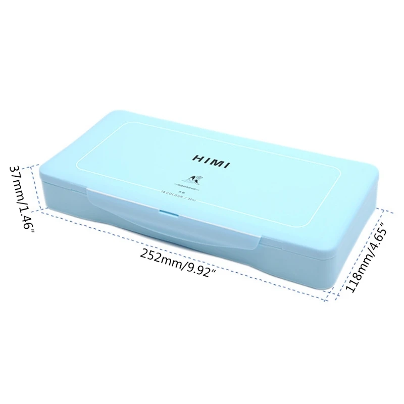 Gouache Paint Set 18 Vibrant Colors Non Toxic Paints with Portable Case Palette XXUC |