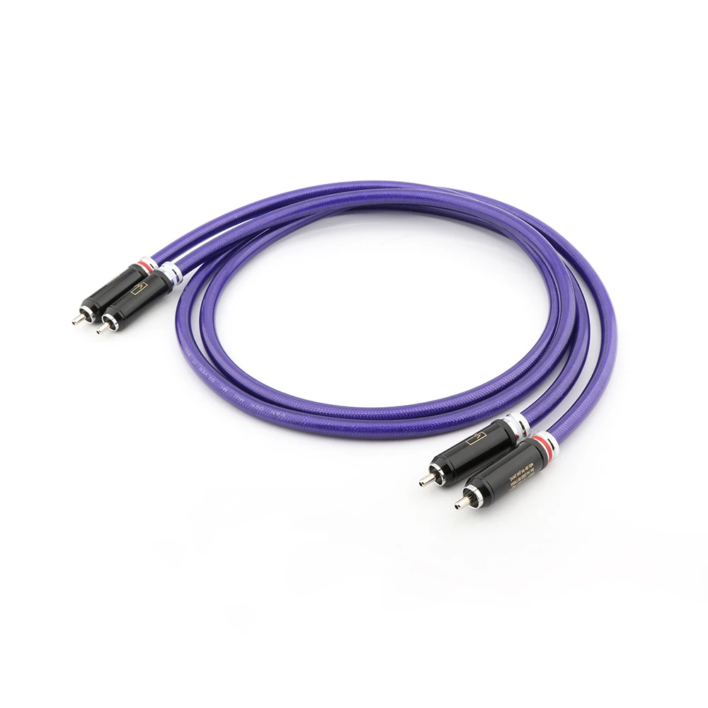 Пара YTER MC SILVER IT 65G RCA штекер для самостоятельного подключения аудиокабеля под