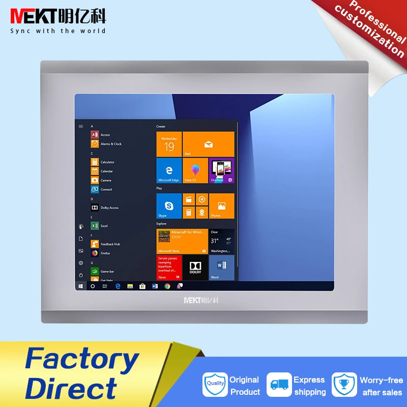 Goede 10/10.4-Inch Usb Touch Screen Lcd Monitor/Industriële Embedded Multi-Touch Display Hdmi Dvi Usb Vga Panel Waterdicht