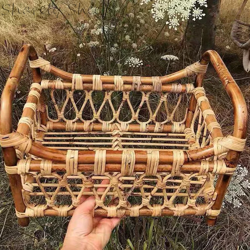 Реквизит для фотосъемки новорожденных студийная корзина детская кровать