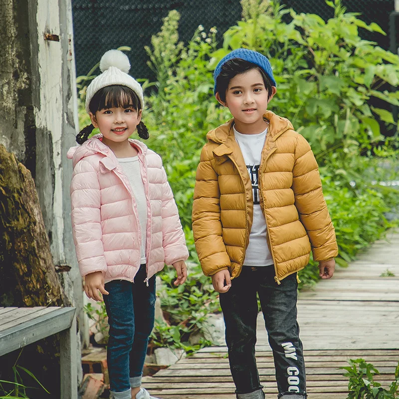 Детские зимние пальто для мальчиков и девочек куртка на молнии толстая хлопковая