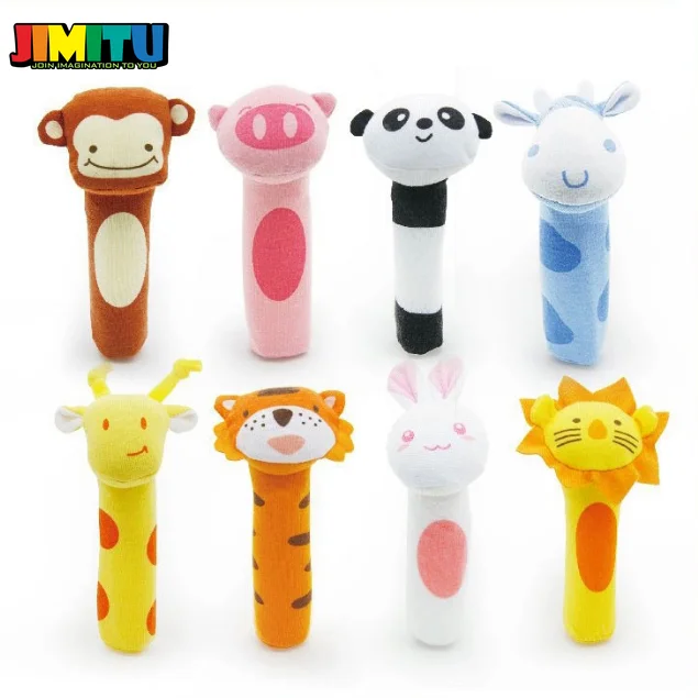 Детские Кольца погремушки в форме животного из мультфильма игрушки для раннего