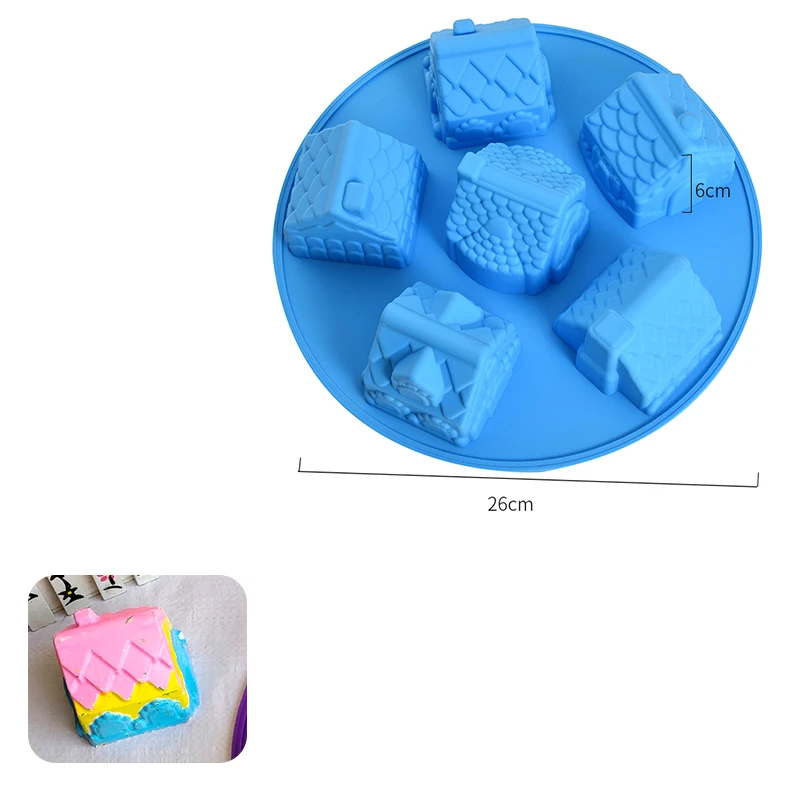 Динозавр яйцо медведь Дом Рождество Единорог Форма Силиконовые формы для