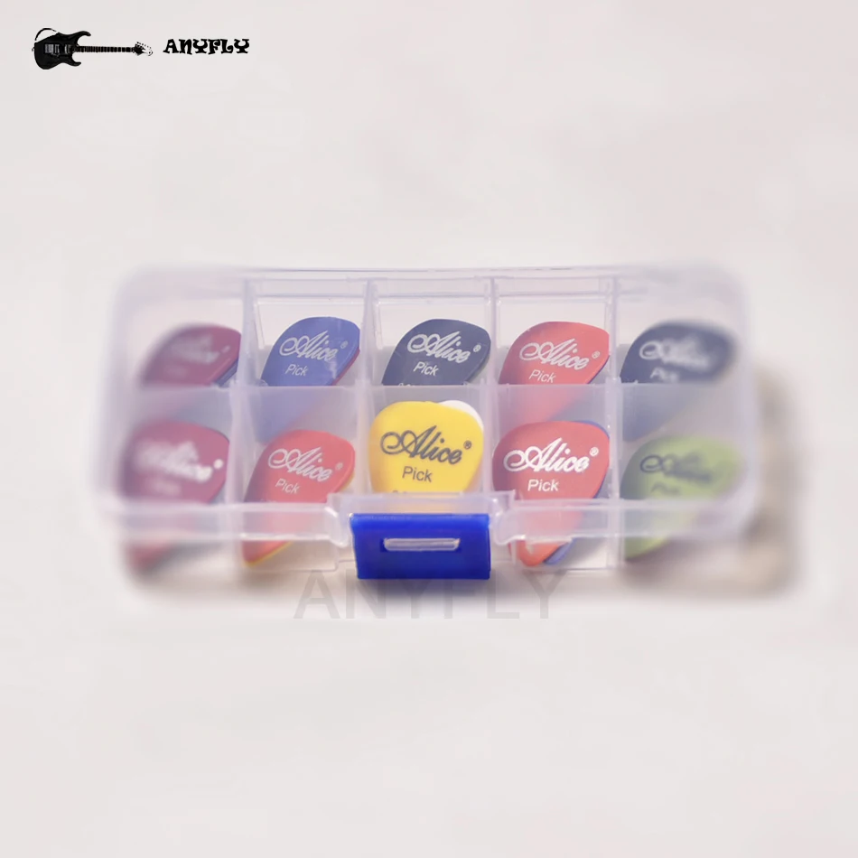viele 30 stücke gitarre picks alice matte akustische elektrische plektren dicke farbe sortiert 1 kunststoff fall box free global shipping