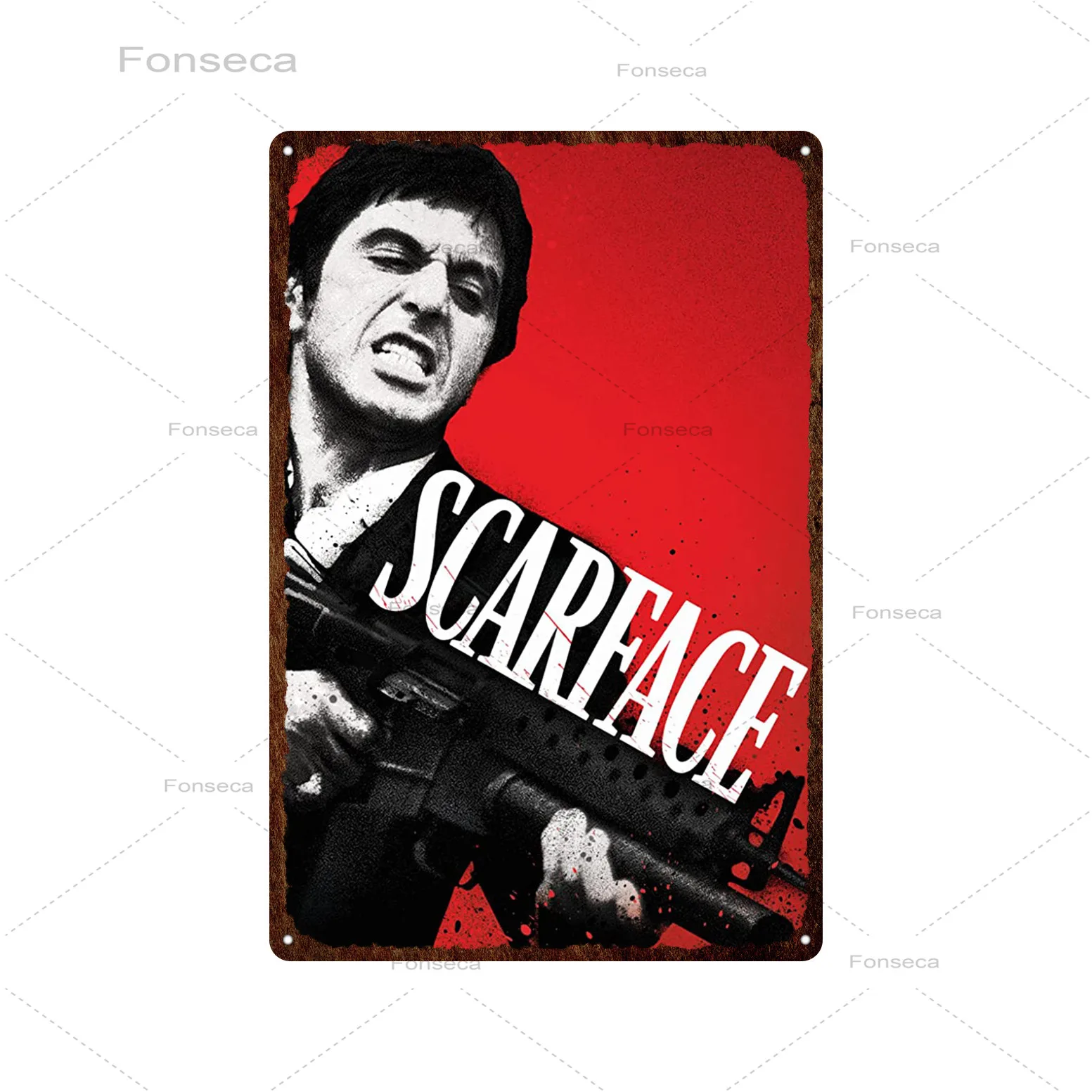 Популярный рекламный постер в стиле ретро-фильма металлический жестяной знак