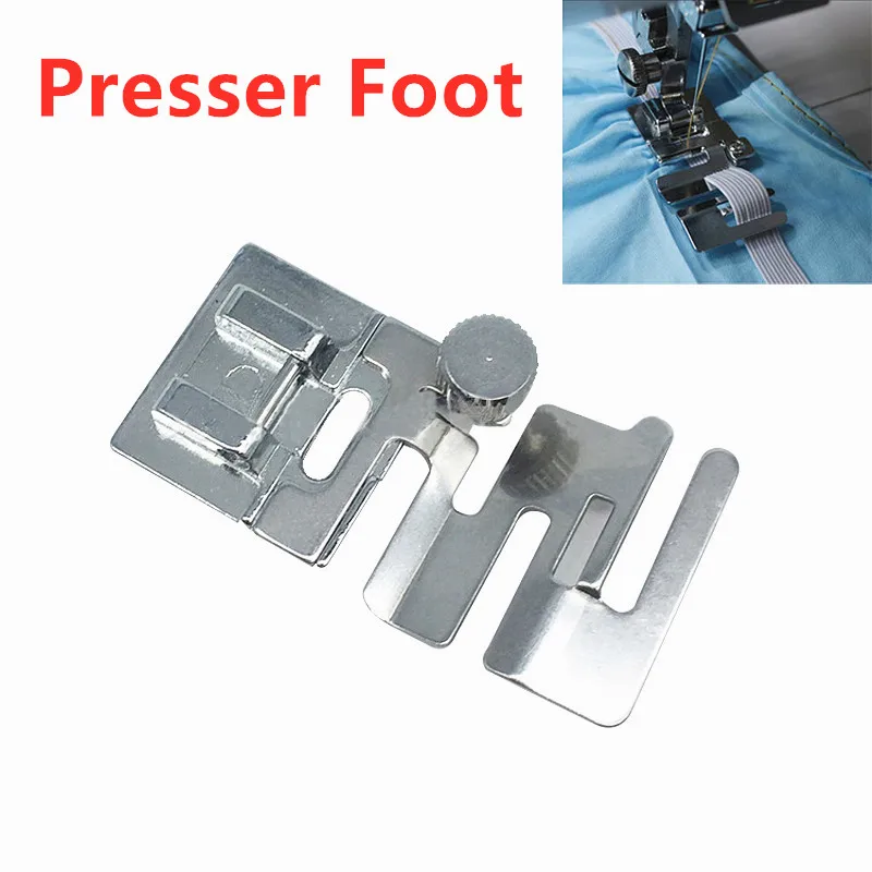 Лидер продаж 2021 прижимная лапка для шитья с эластичной резинкой аксессуар ткани