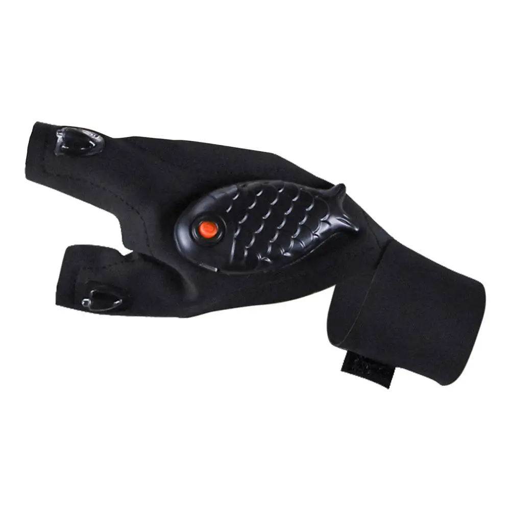 

LED Finger Light Gloves - Outdoor Fishing Gloves With Stretchy Strap Holiday Gifts For Repairing Camping Hiking In Dark Place