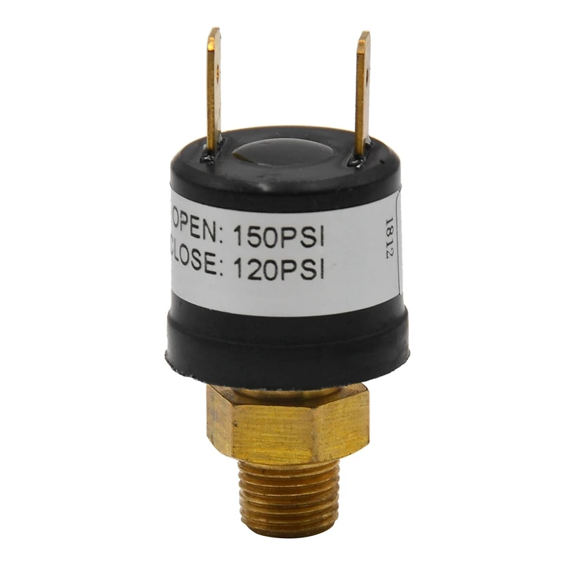 

Переключатель давления воздуха для компрессора трубы, 12 В, 120-150 PSI