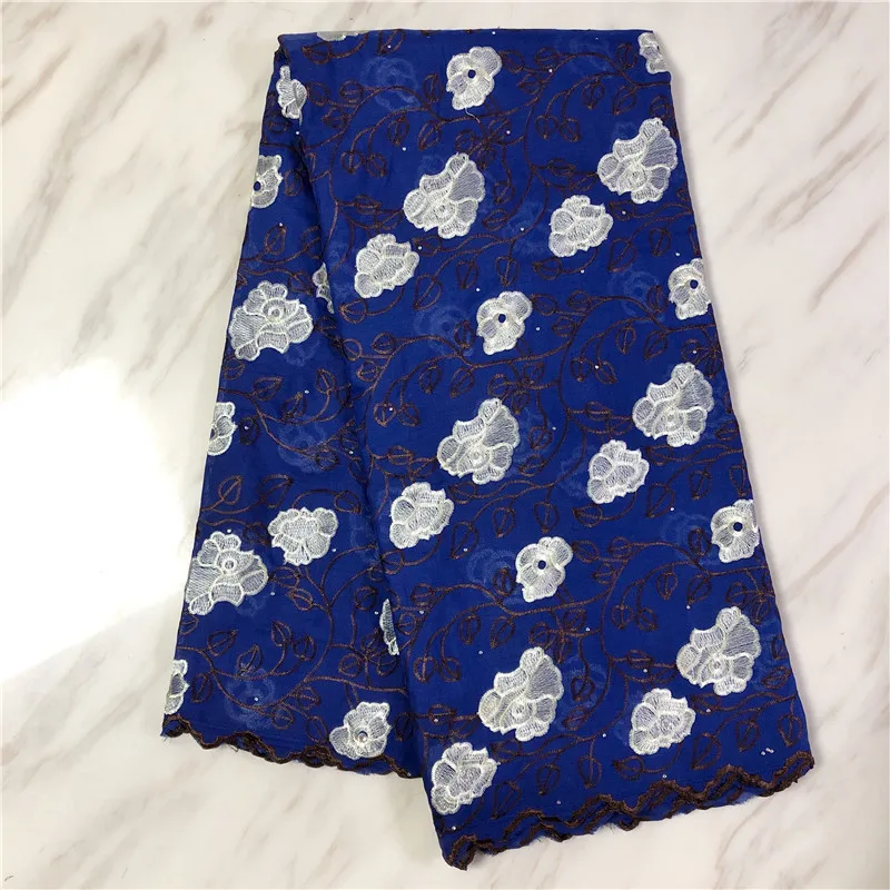 

Madison Latest 2020 Swiss Voile Lace Skyblue African Dry Lace Fabric High Quality Nigerian Lace Fabrics With Stones Material