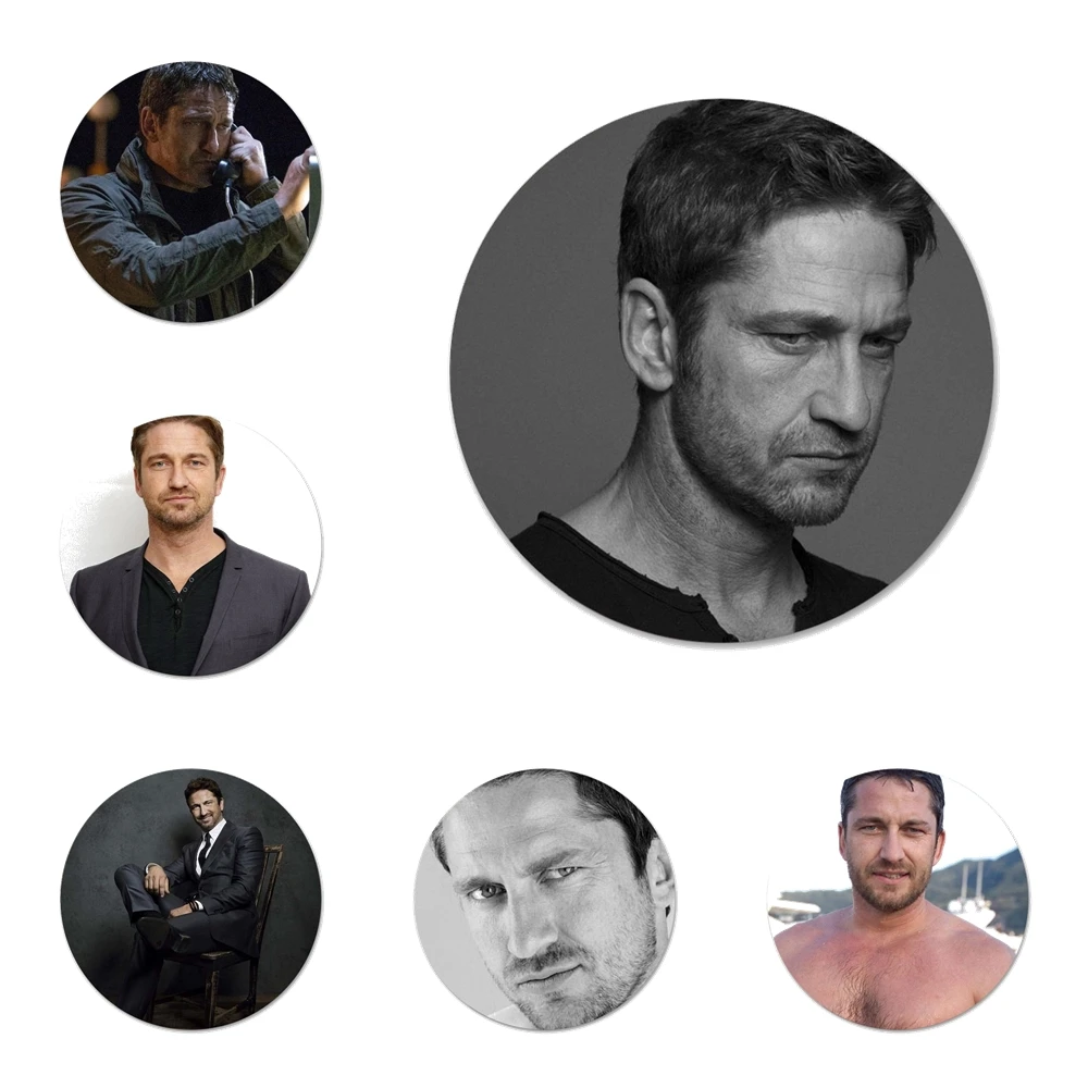 Шотландский актера Жерара Butler значок брошь заколка аксессуары для одежды рюкзак