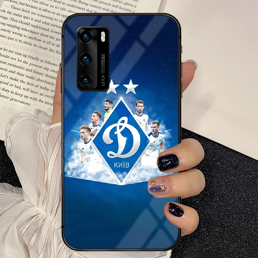 

Russian football Dynamo Moscow Phone Tempered Glass Case Cover For Huawei P Nova Mate 5T 20 30 40 E Pro Lite Smart 2019 2021
