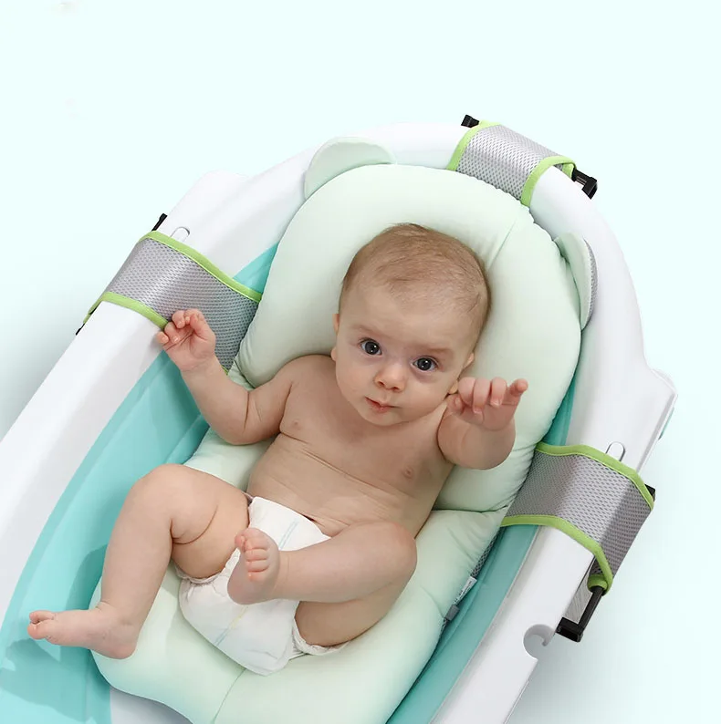 Коврик для ванны новорожденных Складной подставка стула сиденье поддерживающий