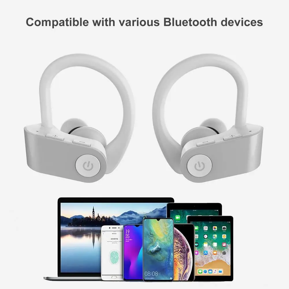 TWS перезаряжаемые беспроводные наушники Bluetooth 5 0 динамические подвесные вкладыши