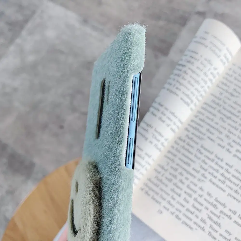 Чехол для samsung s8 Note10 plus note8 note 9 10 мультяшная меховая теплая милая мягкая плюшевая