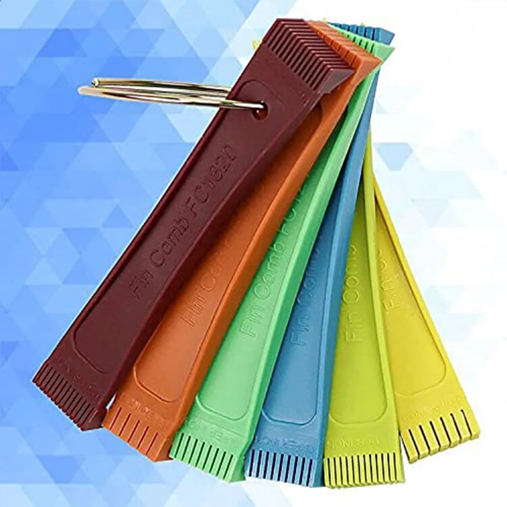 

FCR6 Fin Comb Set For Air Conditioner Straighten Evaporator Condensor Coil Ring Handle FCR6 Coil Fin Comb Ring Plastic Radiator
