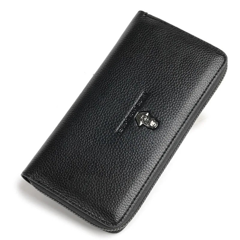 

Новые мужские кошельки высокого качества держатель для карт Carteira мужские кошельки на молнии с карманом для телефона многофункциональный к...