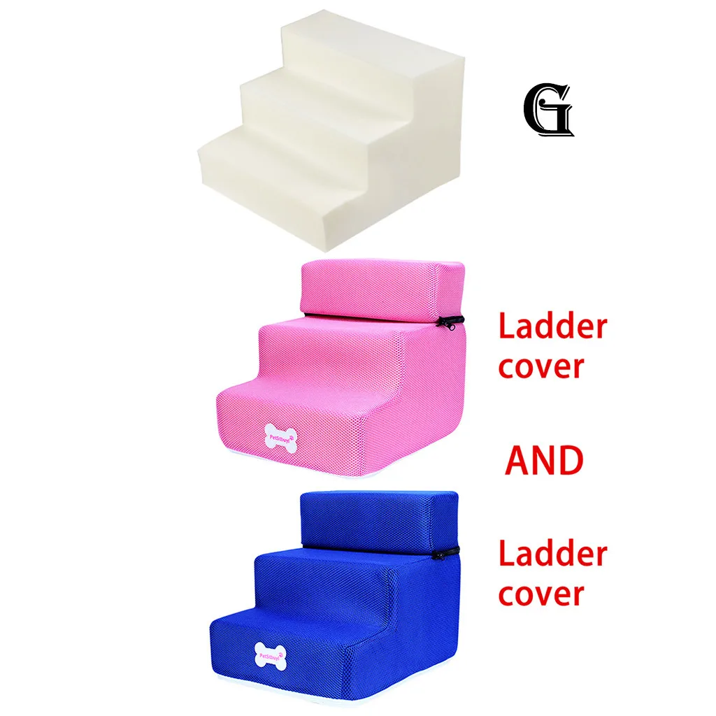 Новинка 3 шага сетка Для домашних животных нескользящая Нижняя лестница и крышка