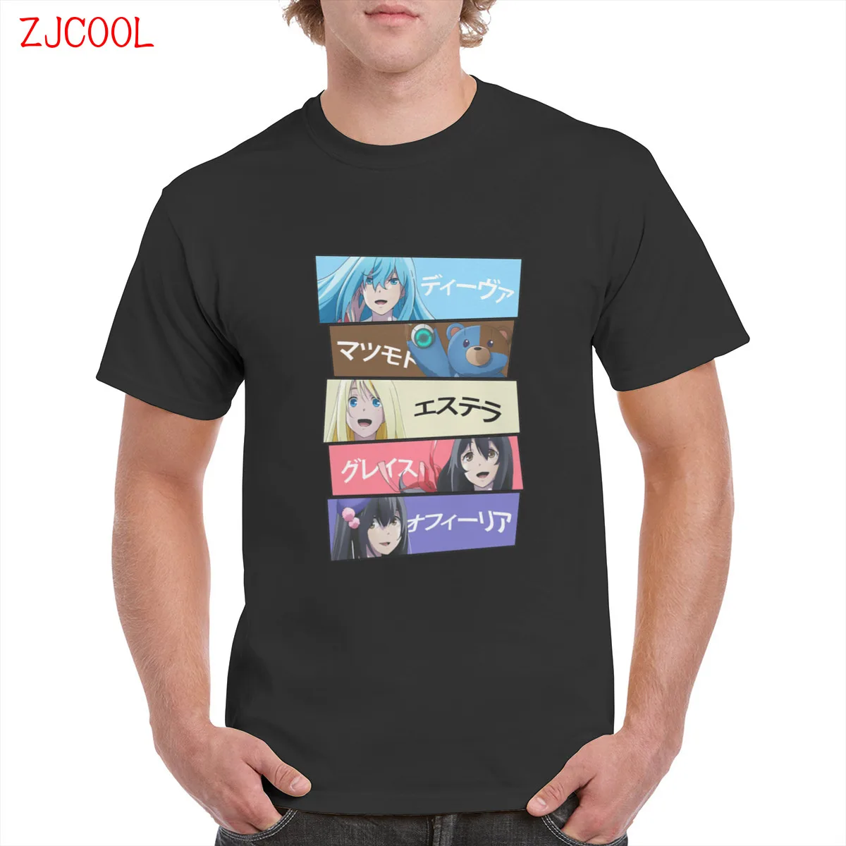 

Chainsaw Man Characters T-shirt Aki Denji Power 100% Cotton black t shirt CSM Streetwear 3D Graphic Oversized Top Female/Man