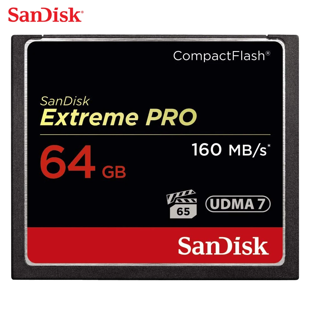Карта памяти Sandisk Extreme Pro CF 64 ГБ 32 128 Гб карта Compactflash до 160 МБ/с./с скорость чтения для