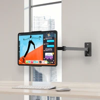 tablet stand long arm wall mount multi angle adjustable support aluminum phone kitchen holder for ipad pro 12 9 mini mipad 5 pro