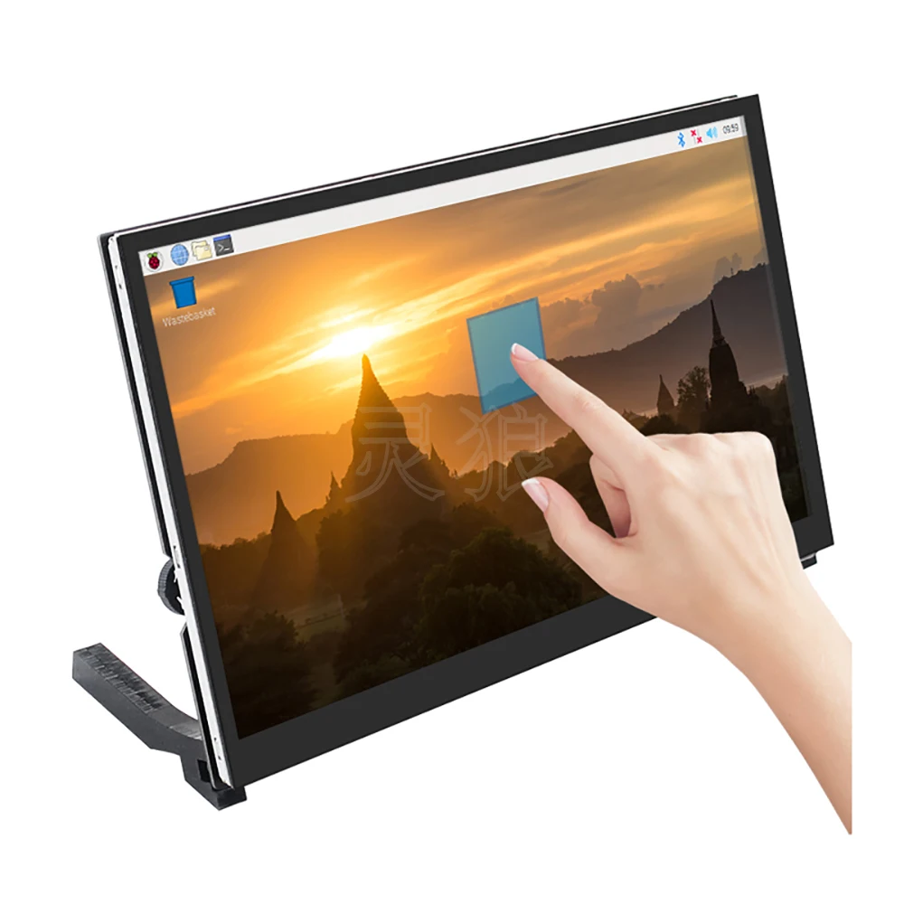 ITINIT R56 10 1 дюймов Raspberry Pi 4 Модель B сенсорный Экран IPS емкостный ЖК дисплей 1024x600