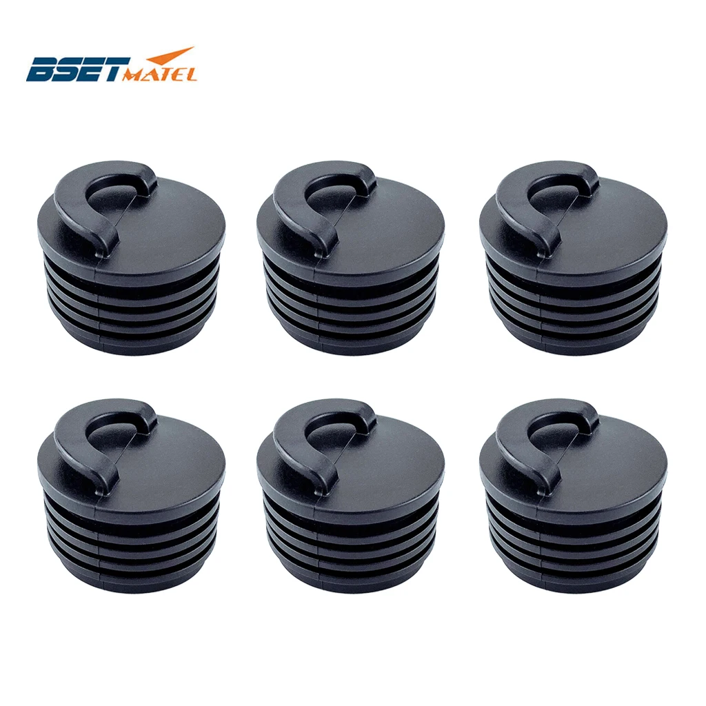

6PCS Universal 40mm Black Rubber Drain Holes Plugs Scupper Stopper Bungs Drainage Kayak Marine Boat Rafting Dinghy Canoe Raft