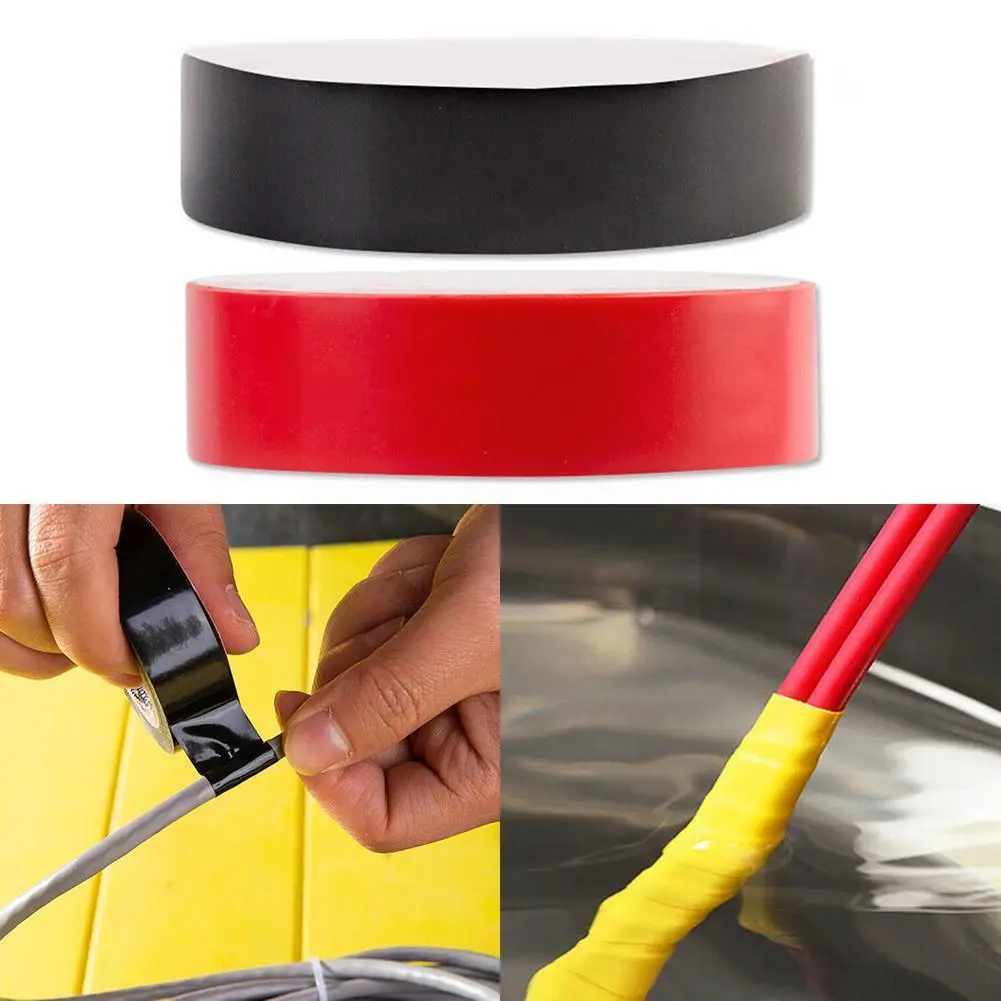 

1pcs Electrical Tape Insulation Adhesive Tape Waterproof 18mm Pvc Wide Tape High-temperature Y1j4