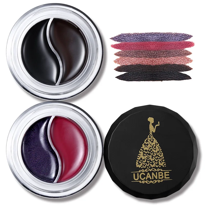 Натуральные матовые тени для век водостойкая палитра пигментов нюдовые макияж