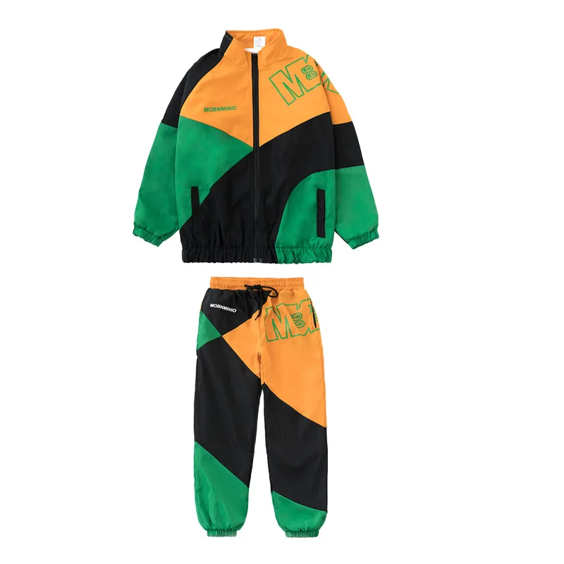 Новая детская Одежда для танцев в стиле хип хоп Детское пальто костюм со штанами