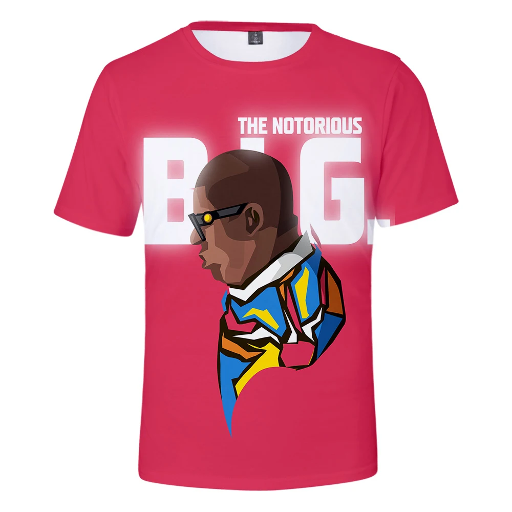 

The Latest Hot Sale Singer BIGGIE 3D Printed T-shirt Unisex Fashion Casual Short Sleeve Harajuku Roun Neck Tops
