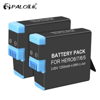 palo camera battery 801 for gopro8 gopro hero 8 hero 7 hero 6 hero 5 batteries balck ahdbt801 accessories charger ahdbt 801