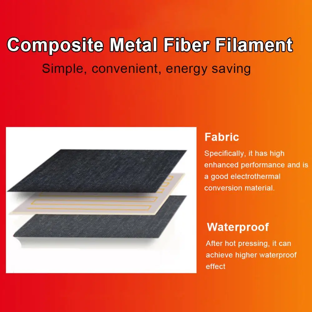 Перчатка нагревательная из композитного волокна DC 7 4 V USB регулировка температуры