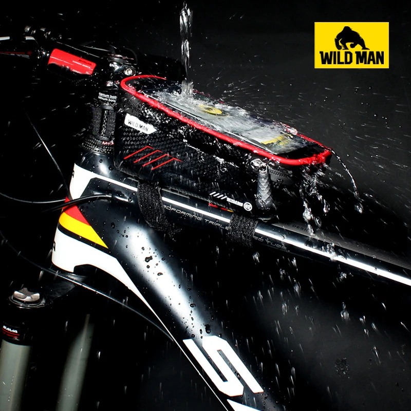 Велосипедная сумка передняя рама верхняя труба водонепроницаемая поддержка